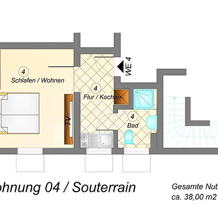 Carpe Diem In We 04 Direkt Am Bodden Apartment Gager